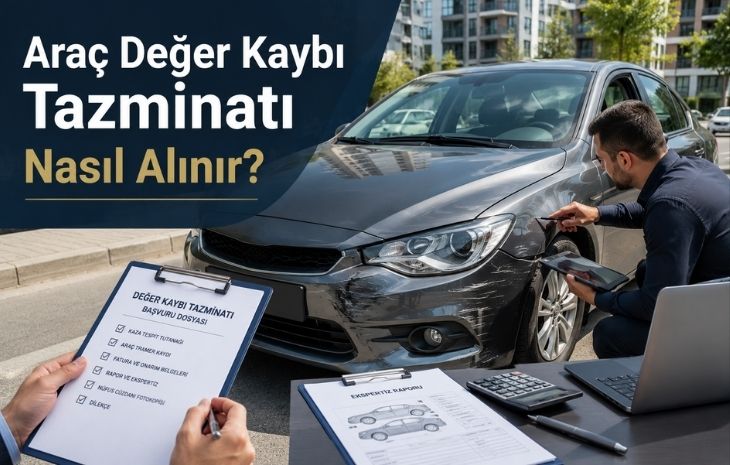 Araç Değer Kaybı Tazminatı Nasıl Alınır?