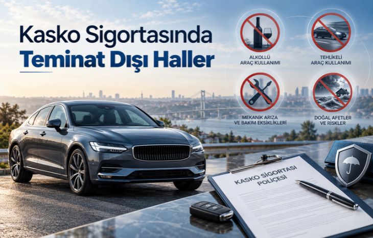  Kasko Sigortasında Teminat Dışı Haller